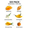 SIX PACK AJI - 6 Chilia 60 siementä 10 kutakin