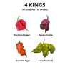 Pack 4 Kings – Piments Extrêmes et Rares pour les Vrais Rois