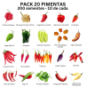 Buy here Kit 20 Hottest Chilli Varieties in the world