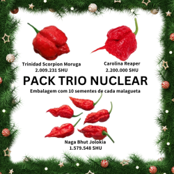 Burning Trio: Reaper, Scorpion & Jolokia 30 Seeds