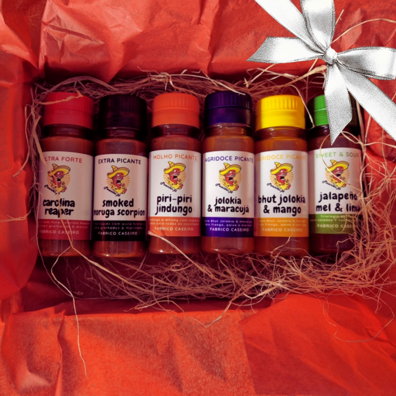 Coffret Cadeau - Kit de Dégustation de Sauces 6x 50ML
