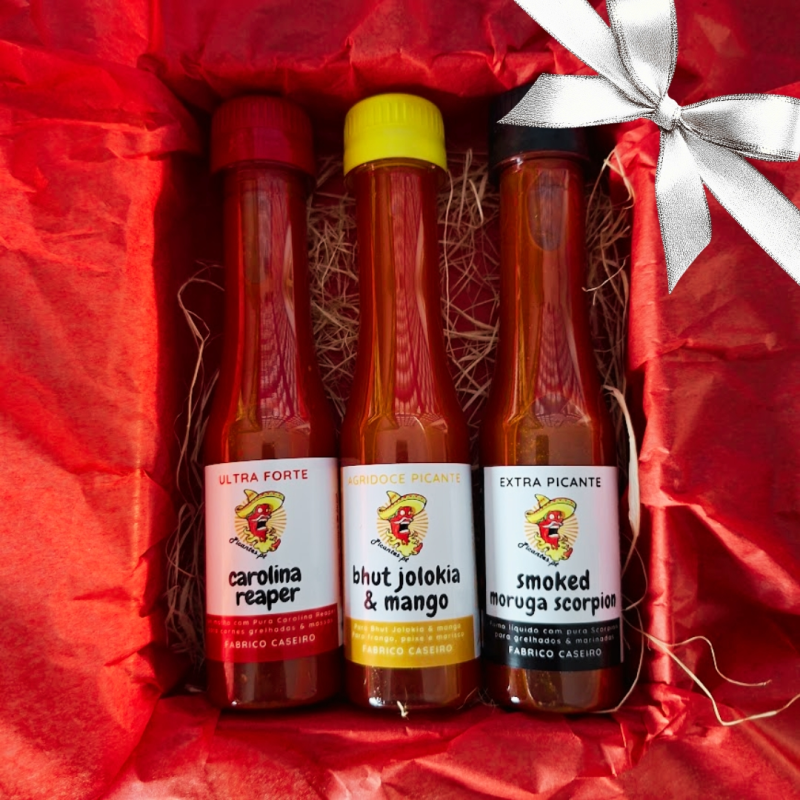 Coffret Cadeau 3 Sauces - Moyen à Extrême | dHotSeeds