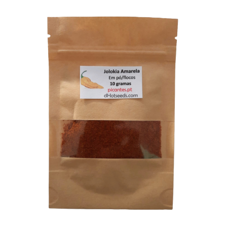 Naga Bhut Jolokia Amarela em pó 10 gramas