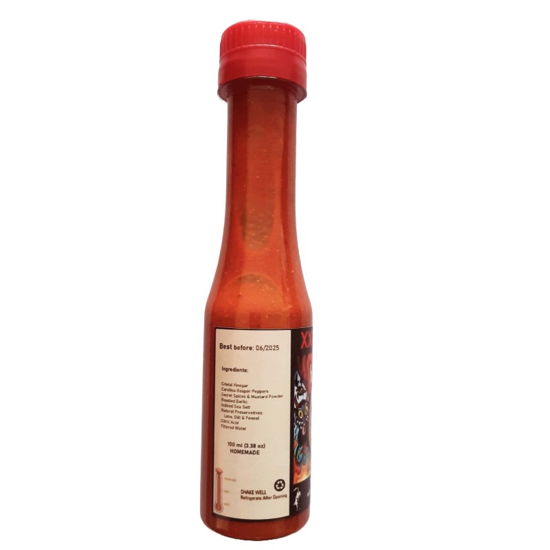 Carolina Reaper EXTRA-HOT XXX Sauce 100ML LEVEL: NUCLEAR