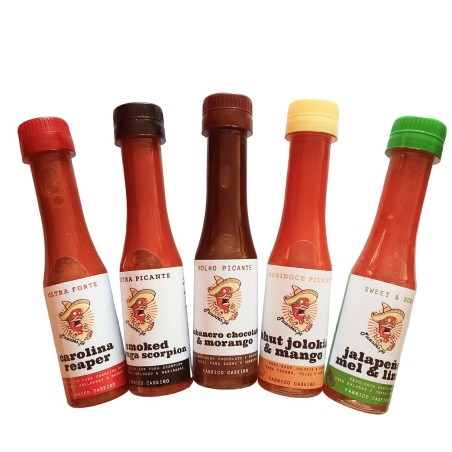 Pack 5 Senses, 5 sauces épicées, 5x100ML