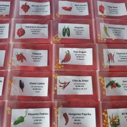 Pack of 20 Chilli Peppers 200 seeds Carolina Reaper Moruga Scorpion Bhut Jolokia Pack of 20 Chilli Peppers