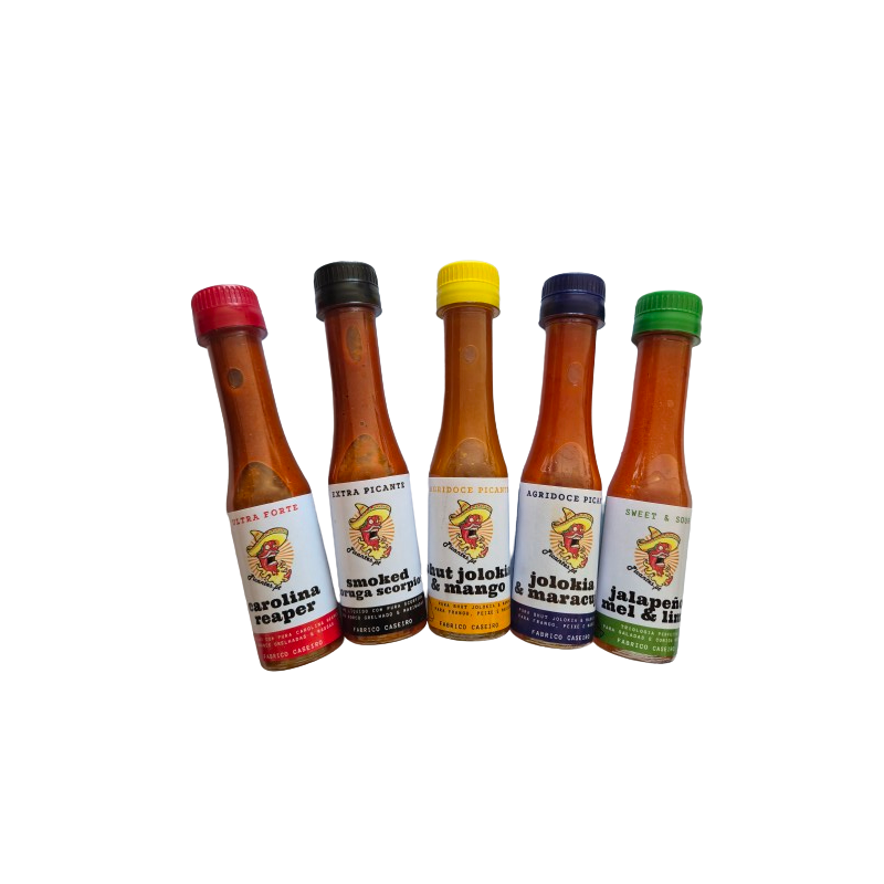 Pack 5 Sentidos - Kit 5 Salsas Picantes | Suave a Nuclear