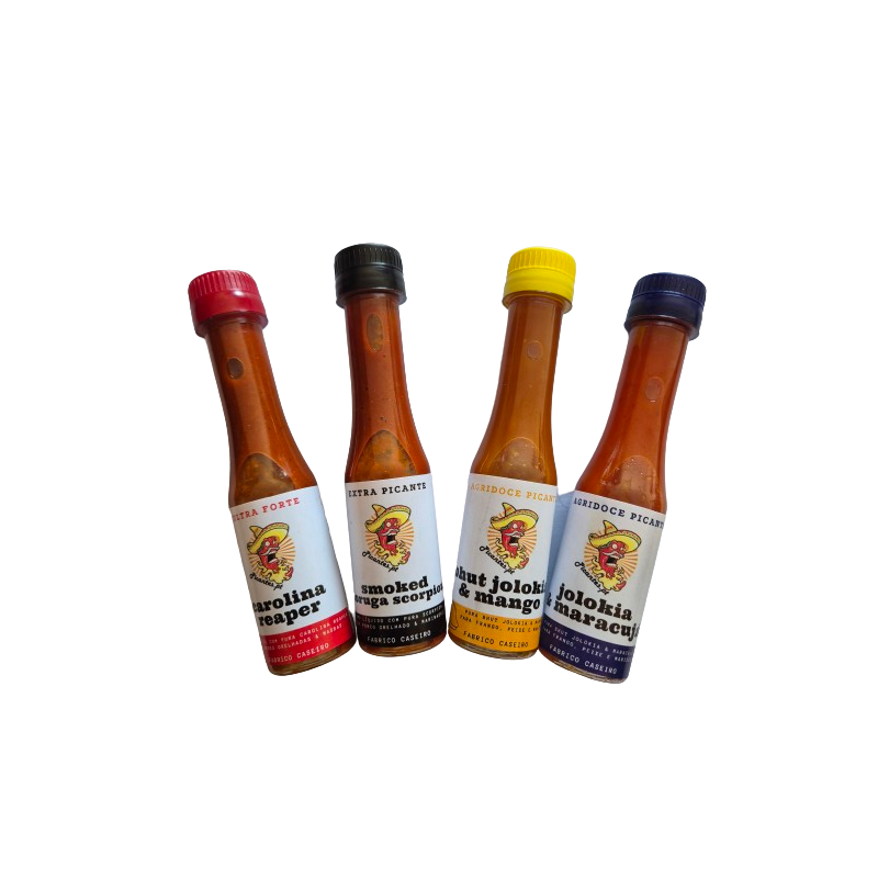 Pack 4 Chili Lover's - 4 Spicy Sauces | From Medium to Extreme