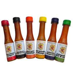 Pack 6 Sabores 6 Molhos Picantes 6x100ML Excelente Prenda