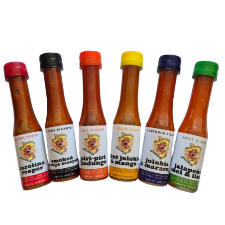 6er-Pack Aromen - 6 Saucen Kollektion | Mild bis Extrem