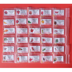 Chili-Set 30 Sorten - 300 Samen | Ultimative Kollektion