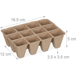 5x Germination Trays, 60 Pots