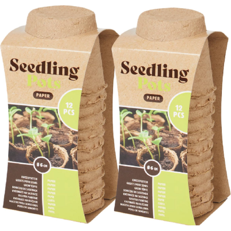 12 pequenos vasos de cultivo 6 cm